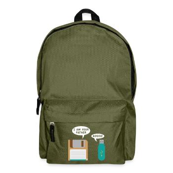 I am your father Programming Informatic Gift - Backpack - olive green - Front