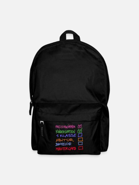 Erste Klasse - Rucksack - Schwarz