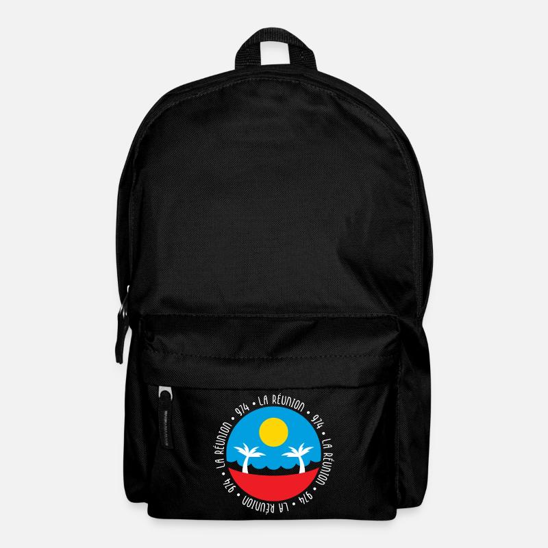 La Réunion - 974 - Sac à dos - noir
