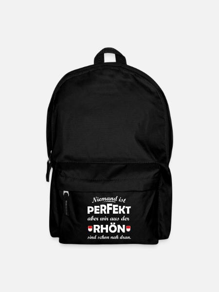 Perfekt aus der Rhön - Rucksack - Schwarz
