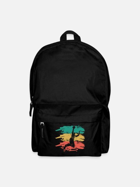 retro basketball - Rucksack - Schwarz