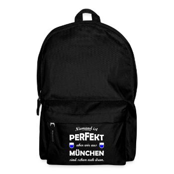 Der Münchner - Rucksack - Schwarz - Vorne