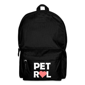 Schon immer Benzin - Rucksack - Schwarz - Vorne