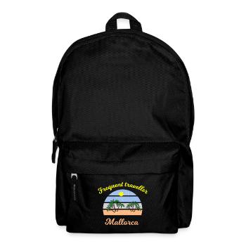 Mallorca Urlaub - Rucksack - Schwarz - Vorne