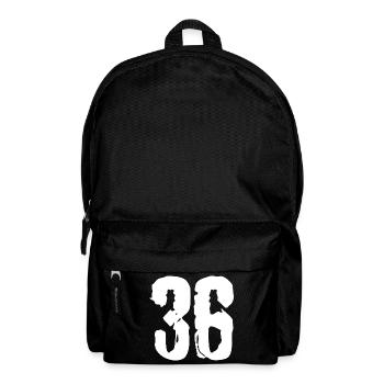 36 Number jersey - Backpack - black - Front