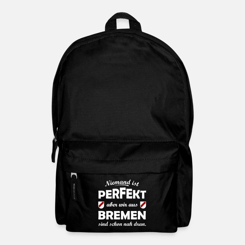 Perfekt aus Bremen - Rucksack - Schwarz
