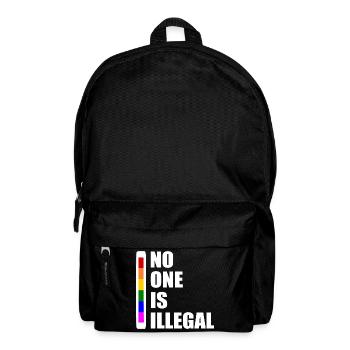 No one is illegal - Backpack - black - Front