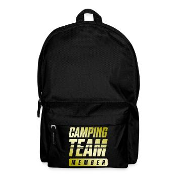Camping Team - Rucksack - Schwarz - Vorne