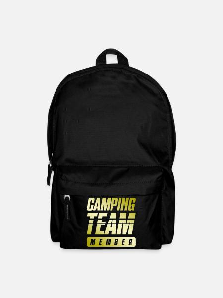 Camping Team - Rucksack - Schwarz
