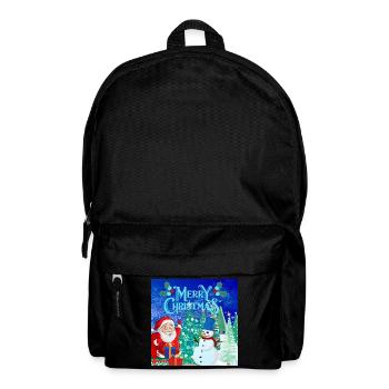 Happy holidays. Happy new year - Backpack - black - Front