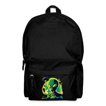 Pop Art Außerirdischer Alien Retro Style - Sac à dos - noir - Devant