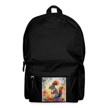 Modern & Colourful Squirrel Wall Art by Bodhi - Backpack - black - Front