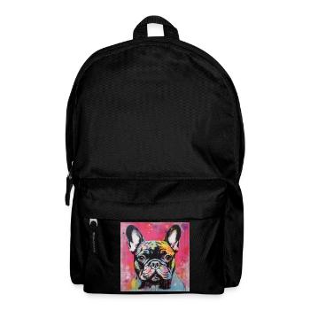 FRENCH BULLDOG - Backpack - black - Front