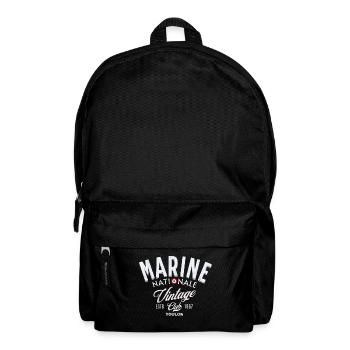 Marine nationale vintage club - Sac à dos - noir - Devant