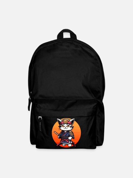 Samurai-Katze #26 - Rucksack - Schwarz