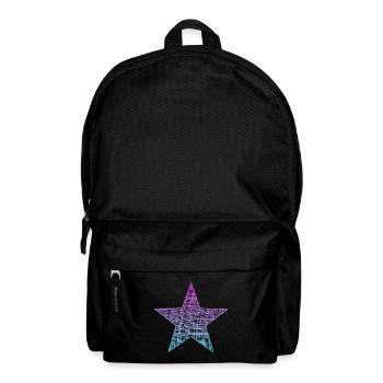 stern, star - Rucksack - Schwarz - Vorne