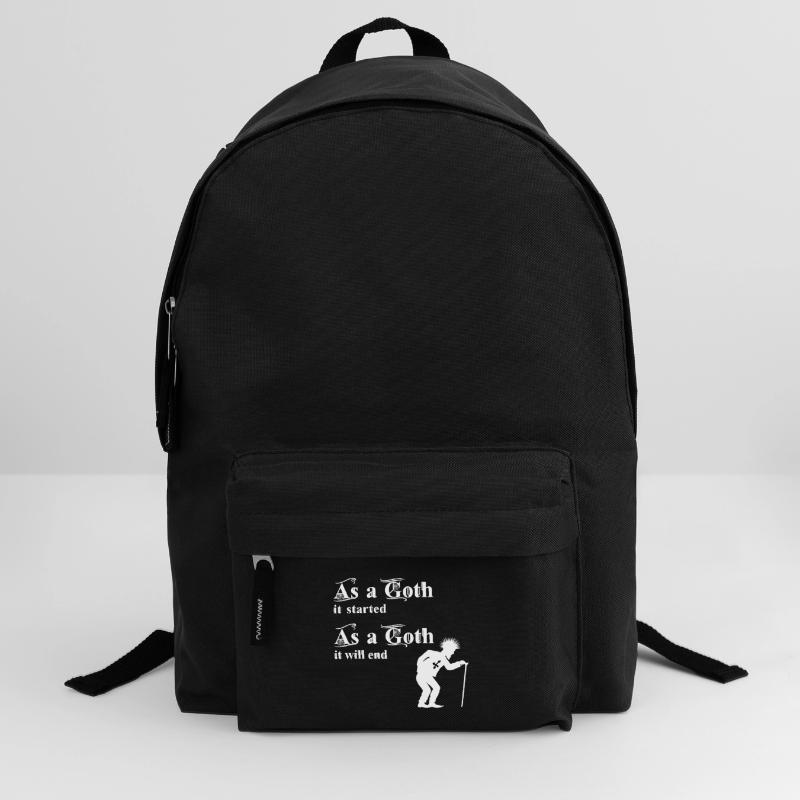 As a Goth it started - As a Goth it will end Backpack