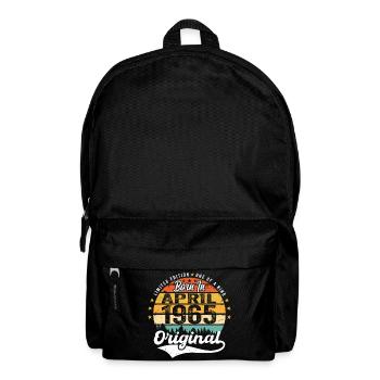 April 1965 Birthday Gift April 1965 Vintage - Backpack - black - Front