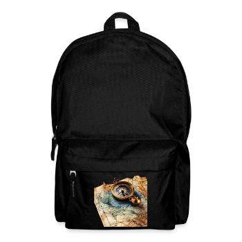 Chasse au trésor : une aventure à l’ère moderne - Sac à dos - noir - Devant