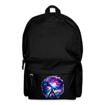 Découvrez les merveilles du cosmos avec le télescope - Sac à dos - noir - Devant