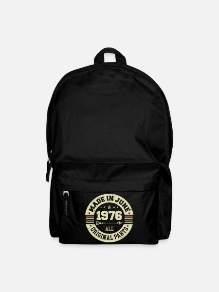 Juin 1976 Cadeau d’anniversaire juin 1976 Juin 1976 - Sac à dos - noir