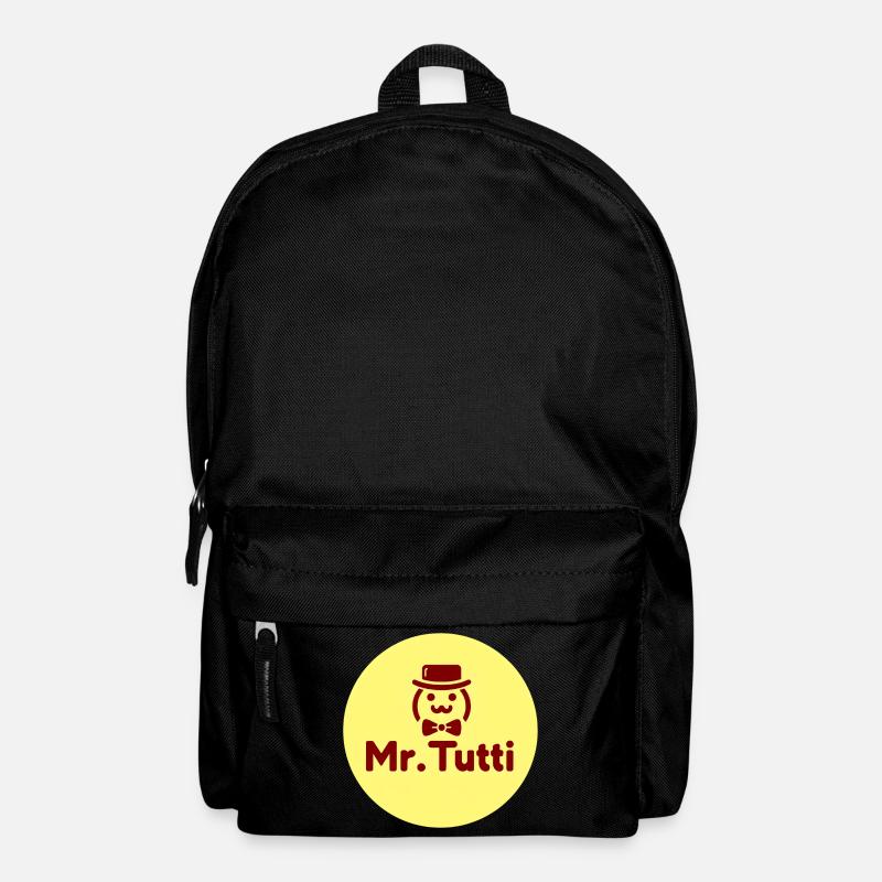 Mr. Tutti - round logo - Backpack - black