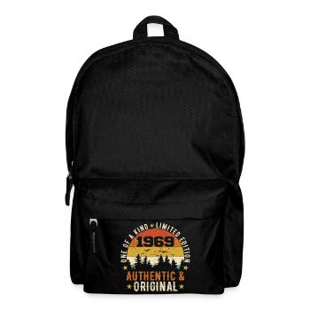 Original 1969 Birthday Gift 1969 Authentic - Backpack - black - Front