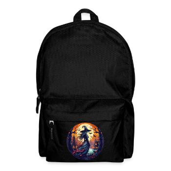 Gruseliges Halloween-partykostüm Hexe - Backpack - black - Front