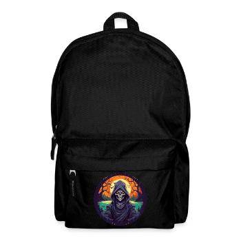 Gruseliges Halloween-partykostüm Sensenmann - Rucksack - Schwarz - Vorne