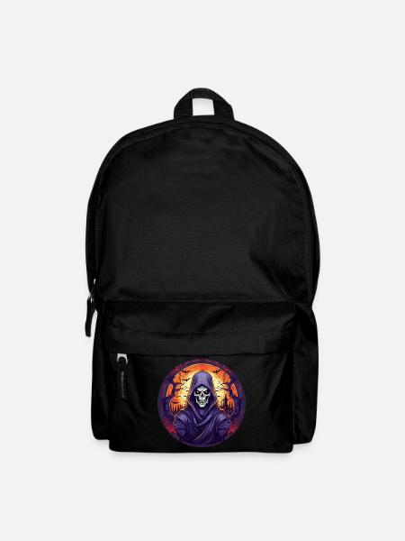 Gruseliges Halloween-partykostüm Sensenmann - Rucksack - Schwarz