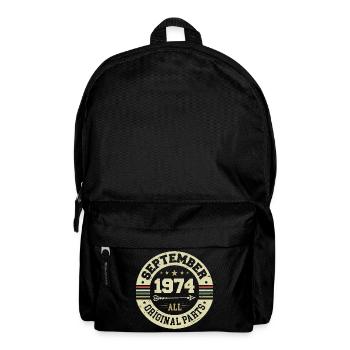 50e anniversaire 1974 Légendaire depuis septembre 1974 - Sac à dos - noir - Devant