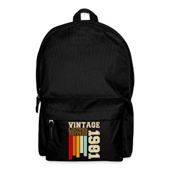 1981 - Sac à dos - noir - Devant