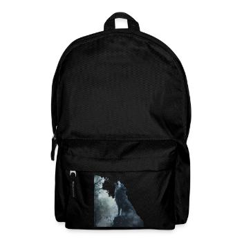 Wer hat Angst vom bösen Wolf? - Rucksack - Schwarz - Vorne