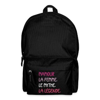 La femme le mythe la légende Mamour - Sac à dos - noir - Devant