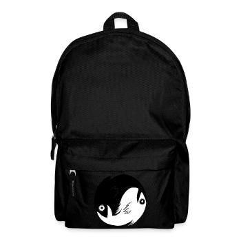Ying-Yang Fische - Rucksack - Schwarz - Vorne