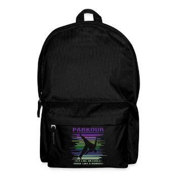 Parkour - Rucksack - Schwarz - Vorne