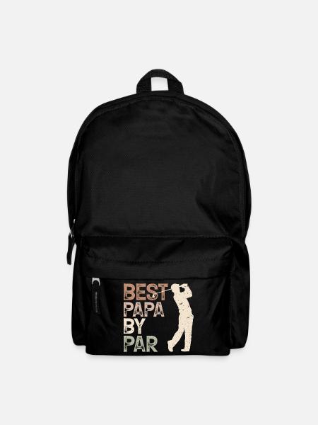 Best Dad By Par Golfing Golf Lover Father's Day - Sac à dos - noir