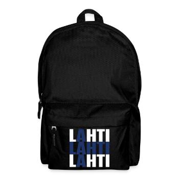 Lahti Finland Flag - Backpack - black - Front