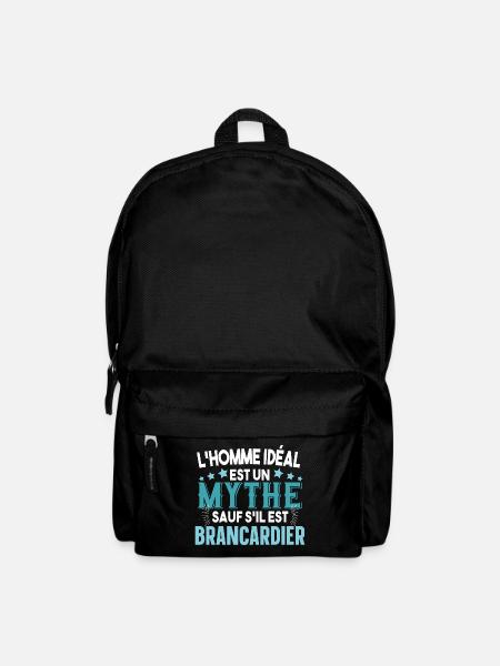 Brancardier Hôpital Médecin Métier Cadeau Humour - Sac à dos - noir