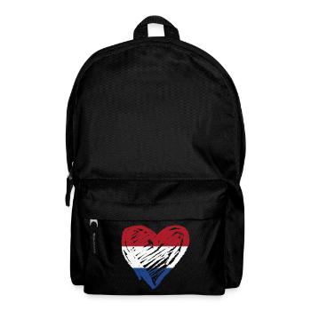 Netherlands Heart - Backpack - black - Front