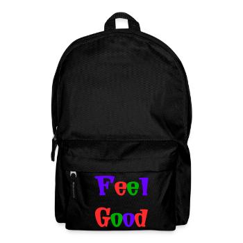 POSITIVE. GOOD. HAPPY. FREE. FREEDOM. WELFARE - Backpack - black - Front