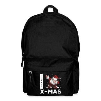 J'adore Noël tamponner le père Noël - Sac à dos - noir - Devant
