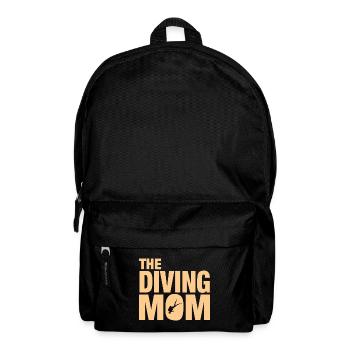 Diving Woman, The Diving Mom - Rucksack - Schwarz - Vorne