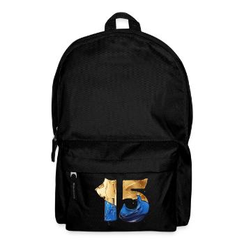 NR. 15 NUMMER 15 COOL 15. GEBURTSTAG - Rucksack - Schwarz - Vorne