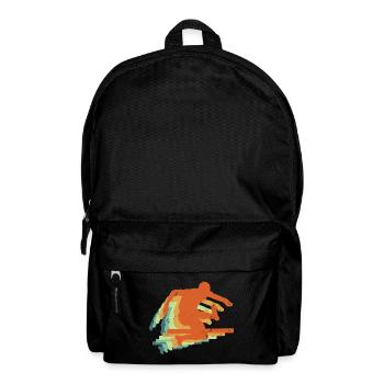 Retro Hurdling Sports, Hurdles Track & Field Gift - Backpack - black - Front