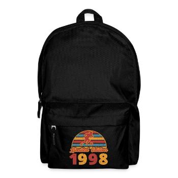 Année d'anniversaire du joueur de football 1998 - Sac à dos - noir - Devant