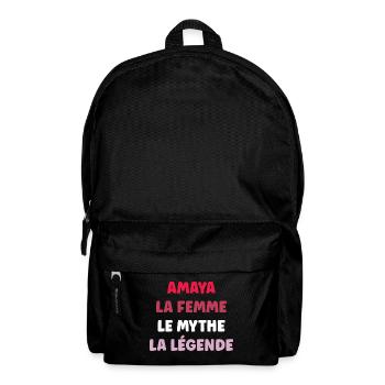 Amaya la femme le mythe la légende - Sac à dos - noir - Devant