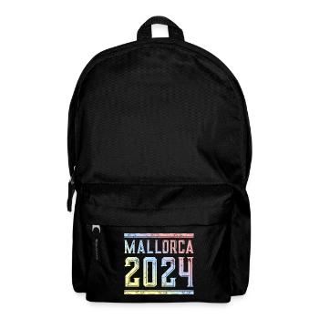 Mallorca 2024 Bunt - Rucksack - Schwarz - Vorne