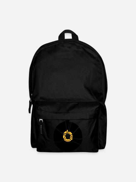 broken record vinyl cd - Backpack - black