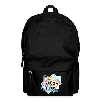 Respect the Nature - Save the Future - Backpack - black - Front